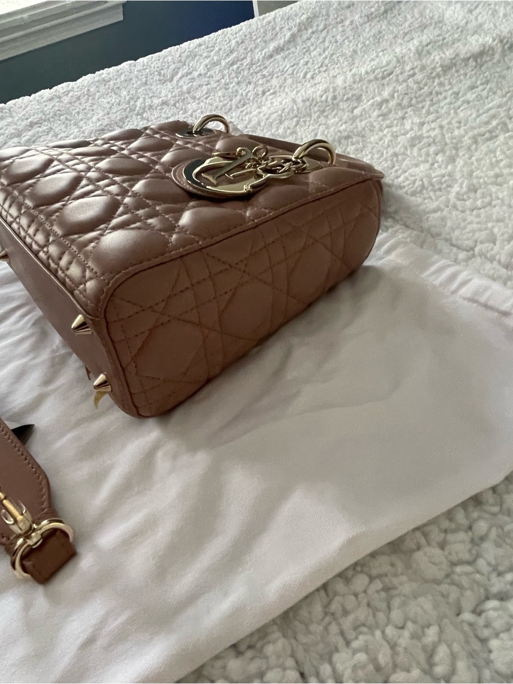 ABC Lady Dior Small Fard Gold Hardware - Picture 14 of 14